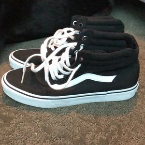 black high top vans